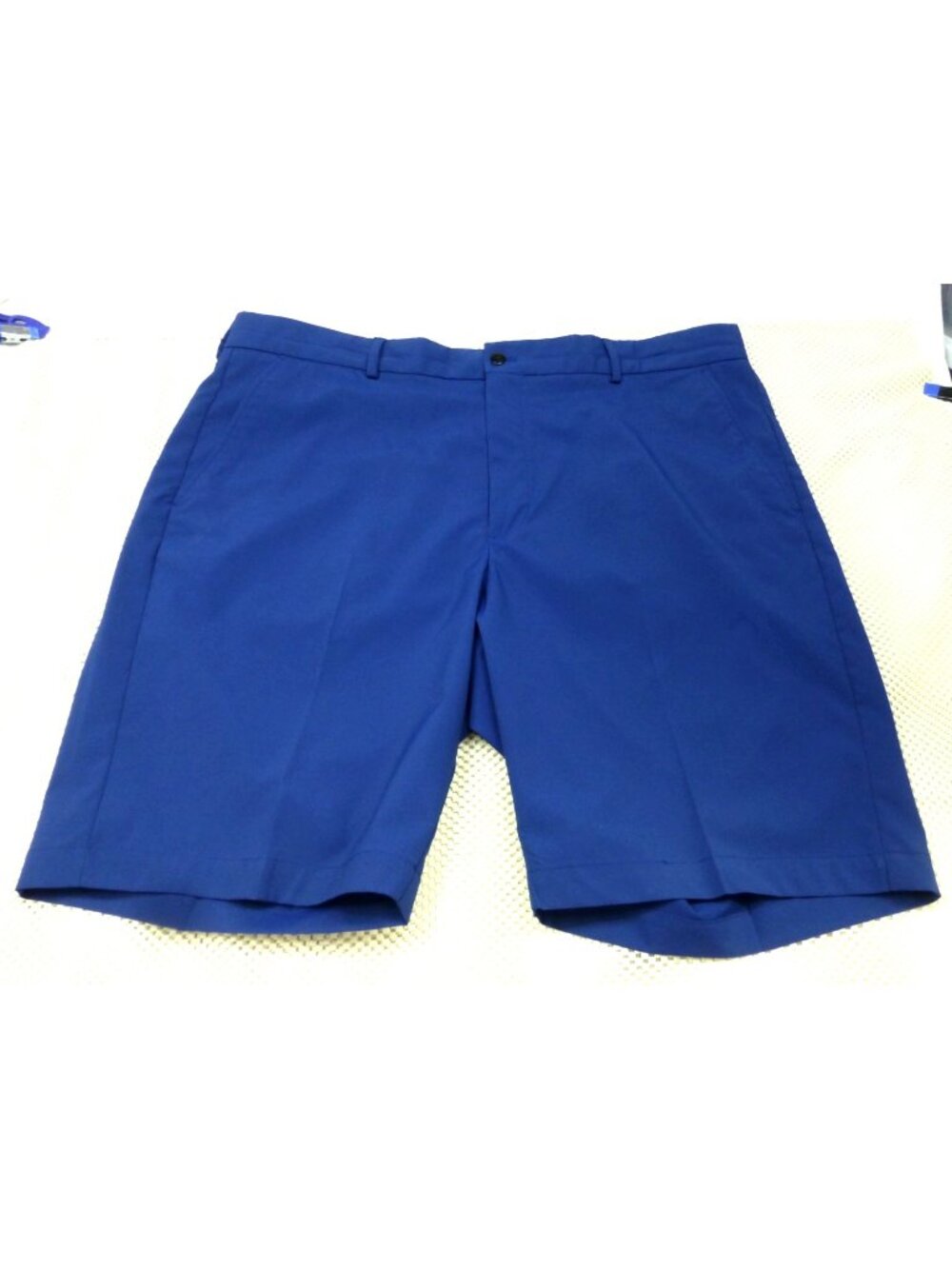 Greg Norman Mens Blue Golf Shorts Size 40 Polyester Blend Lightweight Stretchy